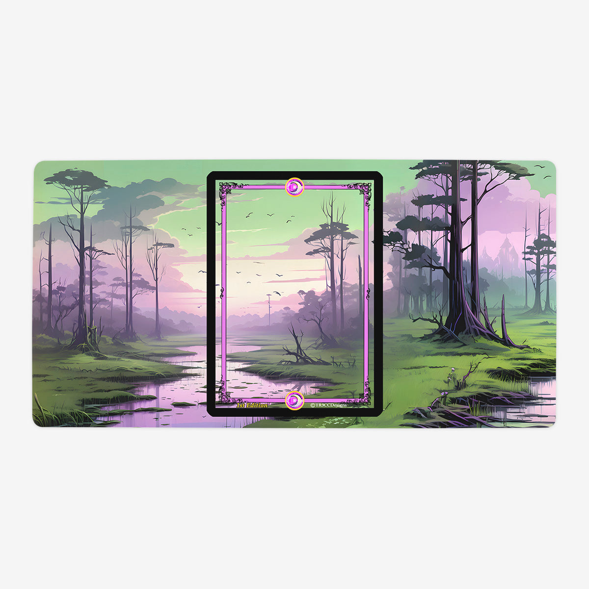 Swamp Landscape Playmat - Premium Playmat from Inked Gaming - Just $39.99! Shop now at Game Crave Tournament Store