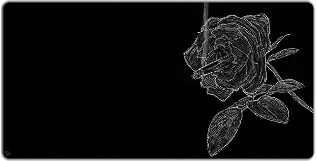 Smoking Rose Playmat - Premium Playmat from Inked Gaming - Just $34.99! Shop now at Game Crave Tournament Store