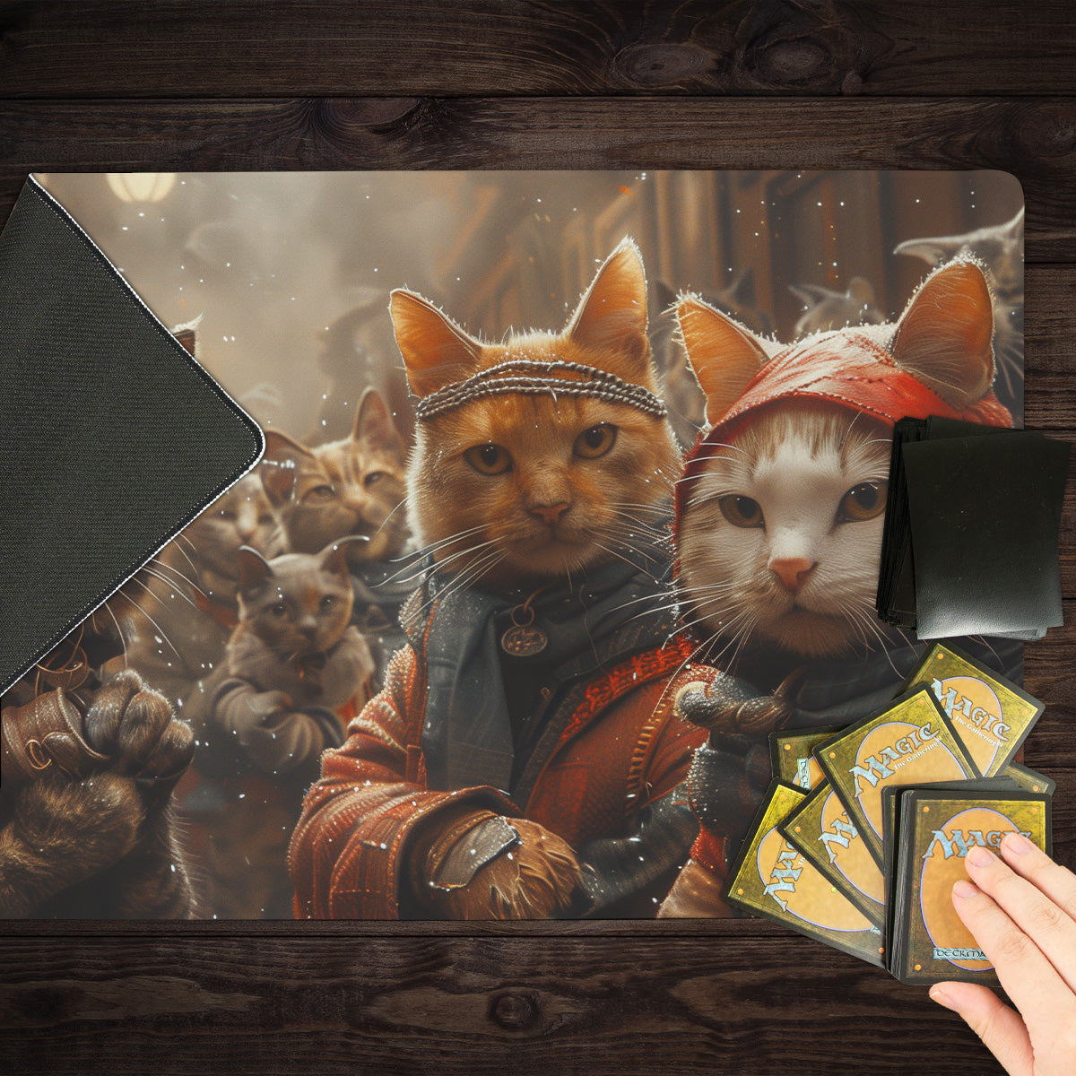 The Purr Crew Playmat - Premium Playmat from Inked Gaming - Just $34.99! Shop now at Game Crave Tournament Store