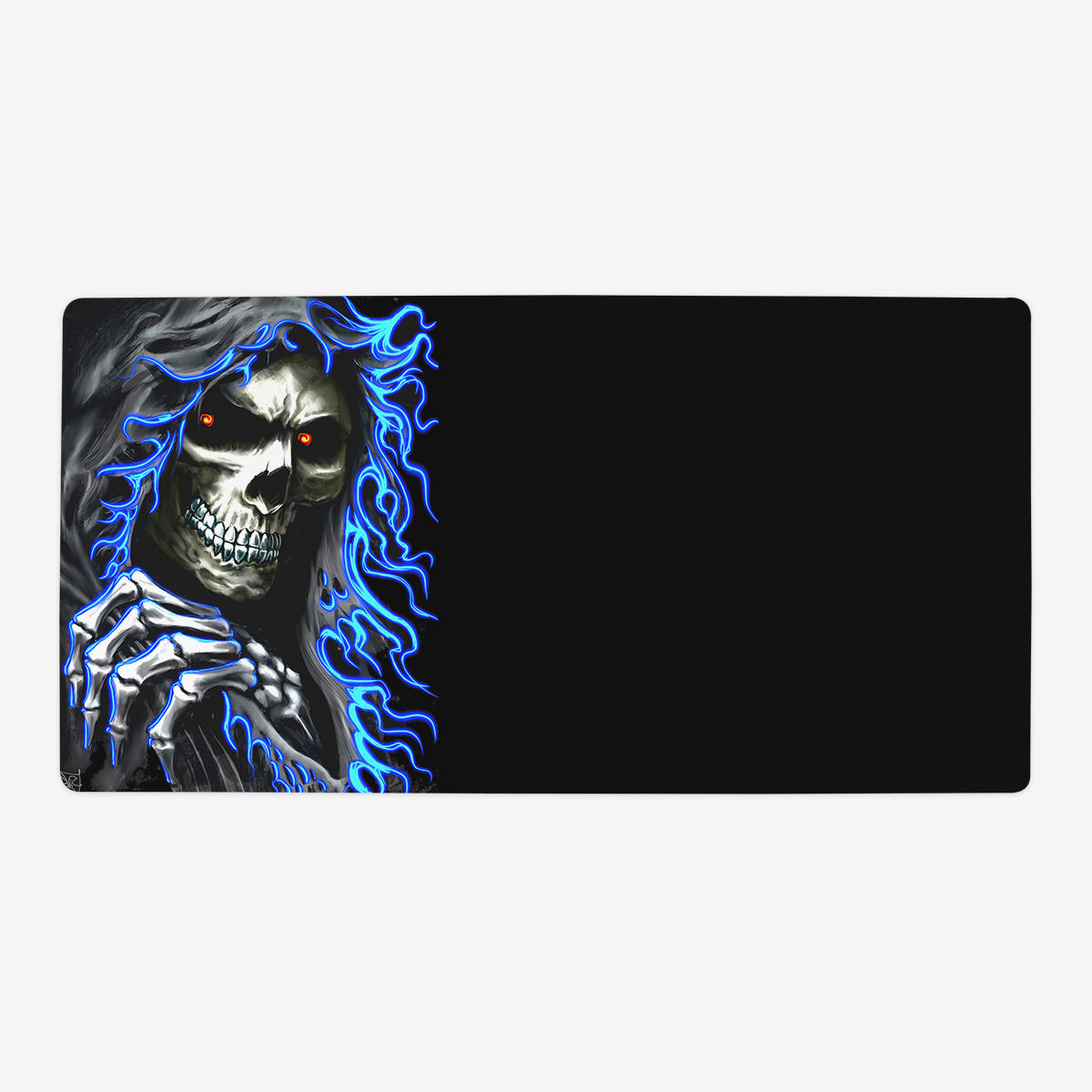 The Skeleton Reaper Playmat - Premium Playmat from Inked Gaming - Just $34.99! Shop now at Game Crave Tournament Store