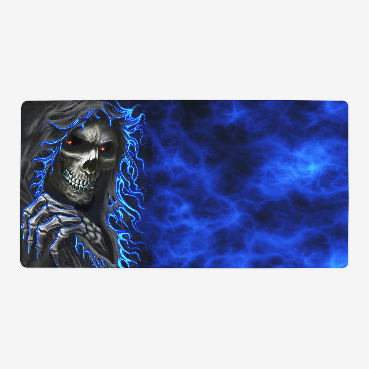 The Skeleton Reaper Playmat - Premium Playmat from Inked Gaming - Just $34.99! Shop now at Game Crave Tournament Store