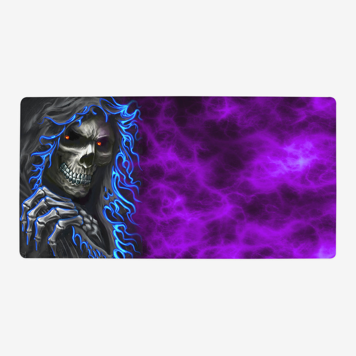 The Skeleton Reaper Playmat - Premium Playmat from Inked Gaming - Just $34.99! Shop now at Game Crave Tournament Store