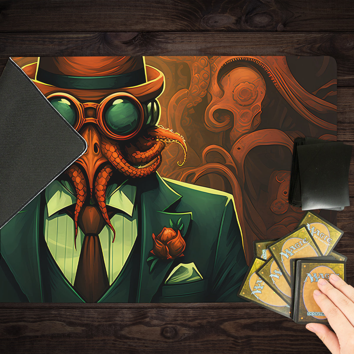 The Dapper Dread Playmat - Premium Playmat from Inked Gaming - Just $34.99! Shop now at Game Crave Tournament Store