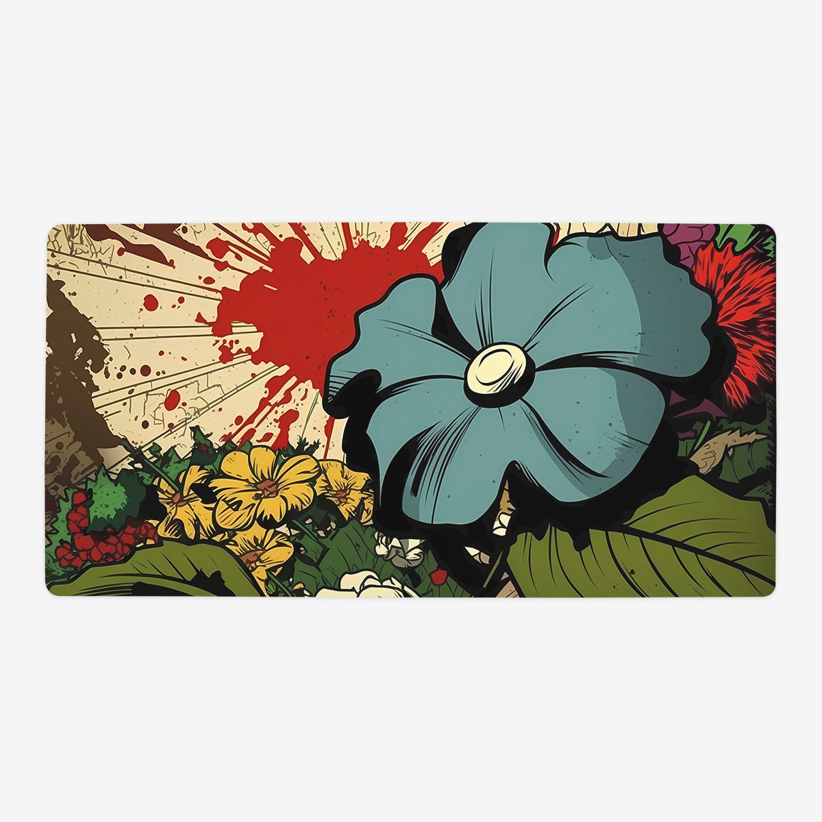 The Floral Funhouse Playmat - Premium Playmat from Inked Gaming - Just $34.99! Shop now at Game Crave Tournament Store