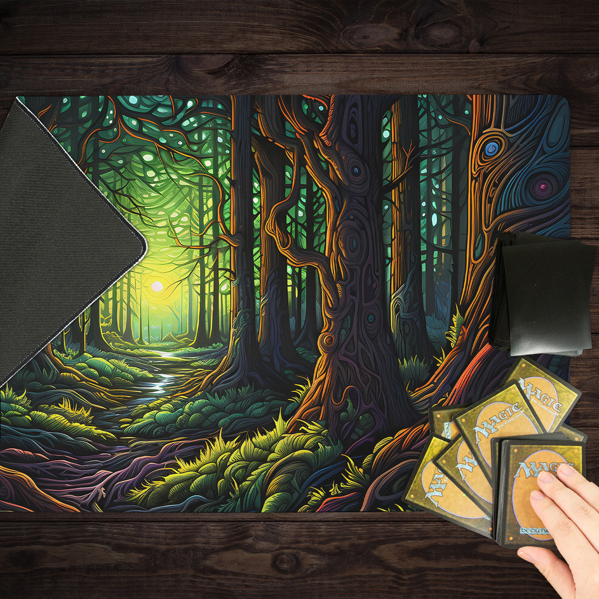 Tranquil Woods Playmat - Premium Playmat from Inked Gaming - Just $34.99! Shop now at Game Crave Tournament Store