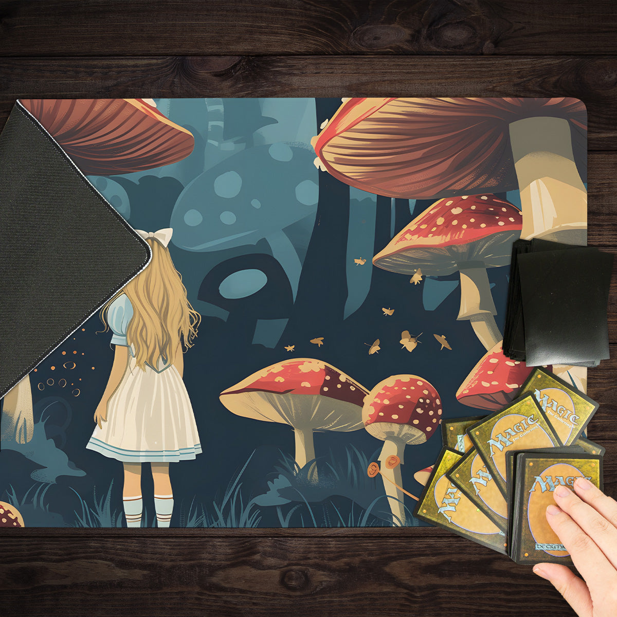 Wonderland Whimsy Playmat - Premium Playmat from Inked Gaming - Just $34.99! Shop now at Game Crave Tournament Store