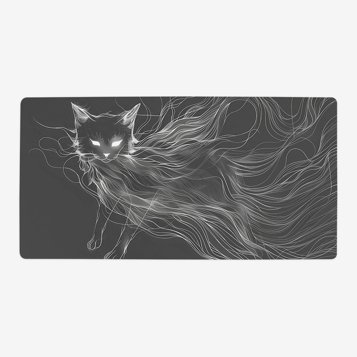 Wraith Cat Playmat - Premium Playmat from Inked Gaming - Just $34.99! Shop now at Game Crave Tournament Store