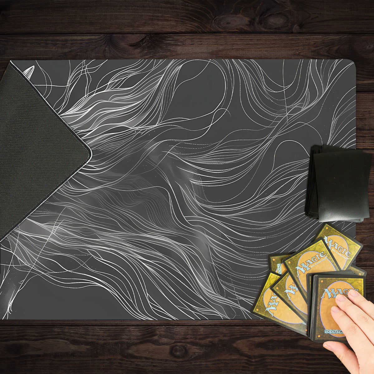 Wraith Cat Playmat - Premium Playmat from Inked Gaming - Just $34.99! Shop now at Game Crave Tournament Store