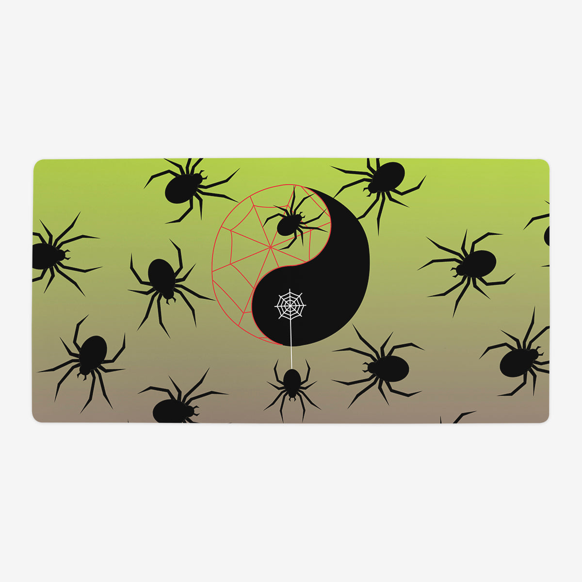 Spider Yin Yang Playmat - Premium Playmat from Inked Gaming - Just $34.99! Shop now at Game Crave Tournament Store