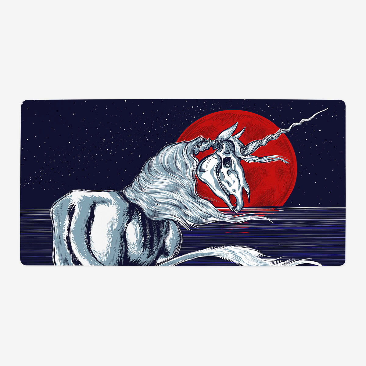 Zombie Unicorn Playmat - Premium Playmat from Inked Gaming - Just $34.99! Shop now at Game Crave Tournament Store