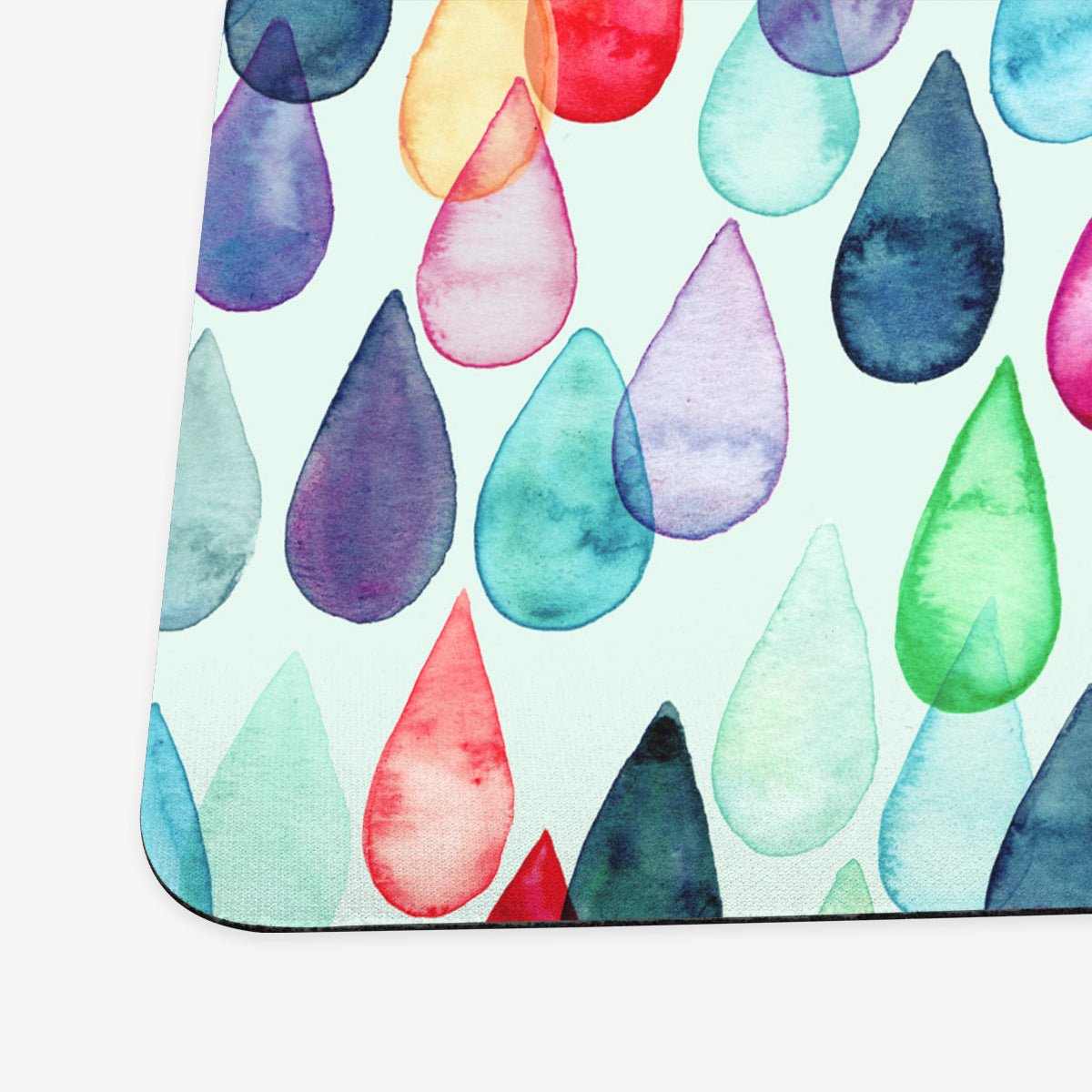 Watercolour Rainbow Drops Playmat - Premium Desk Mat from Inked Gaming - Just $34.99! Shop now at Game Crave Tournament Store