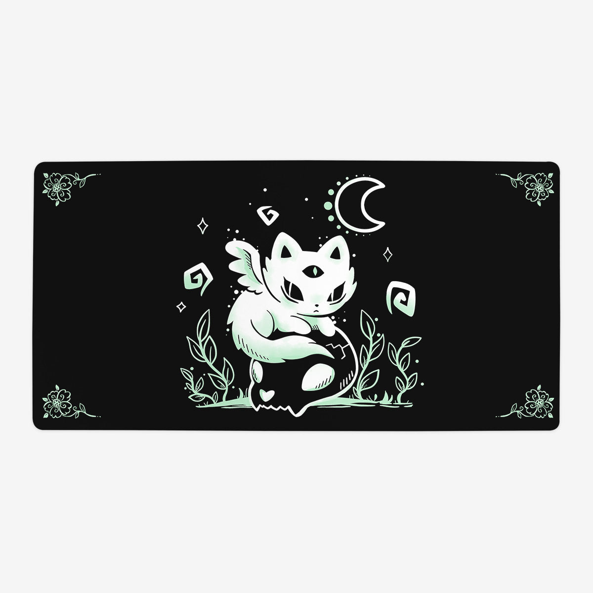 Spirit Cat Playmat - Premium Playmat from Inked Gaming - Just $34.99! Shop now at Game Crave Tournament Store