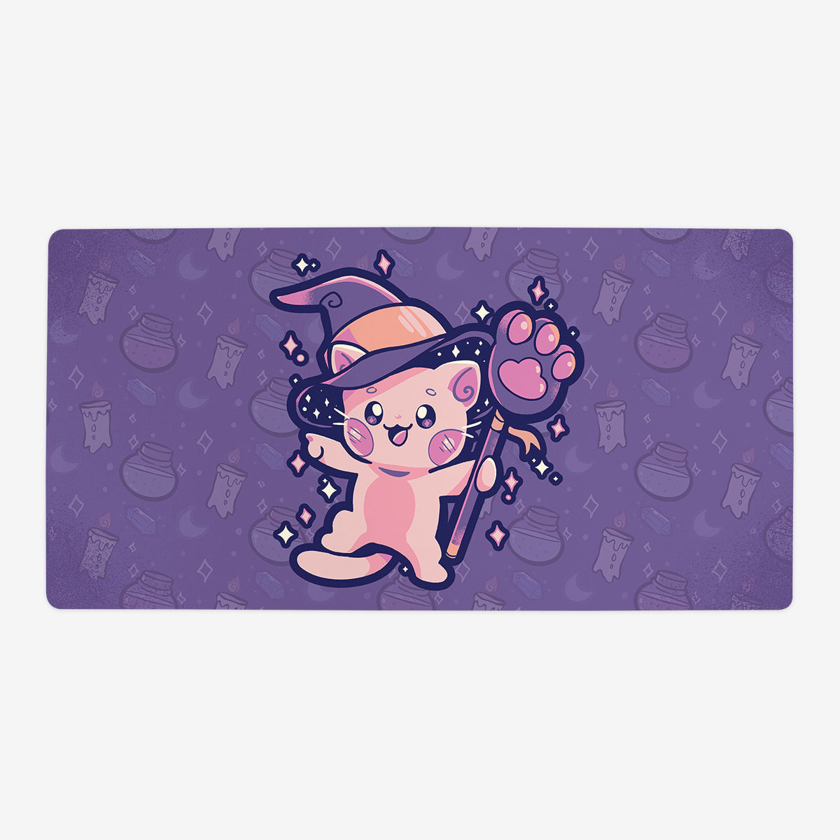 Witchy Cat Playmat - Premium Playmat from Inked Gaming - Just $34.99! Shop now at Game Crave Tournament Store