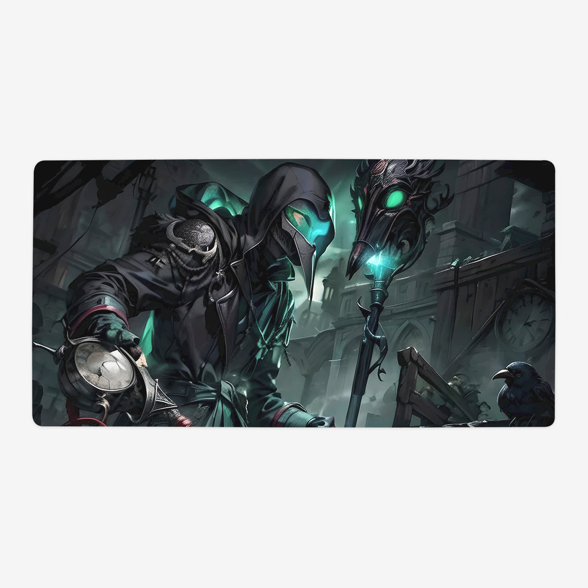 Steampunk Plague Doctor Playmat - Premium Playmat from Inked Gaming - Just $34.99! Shop now at Game Crave Tournament Store