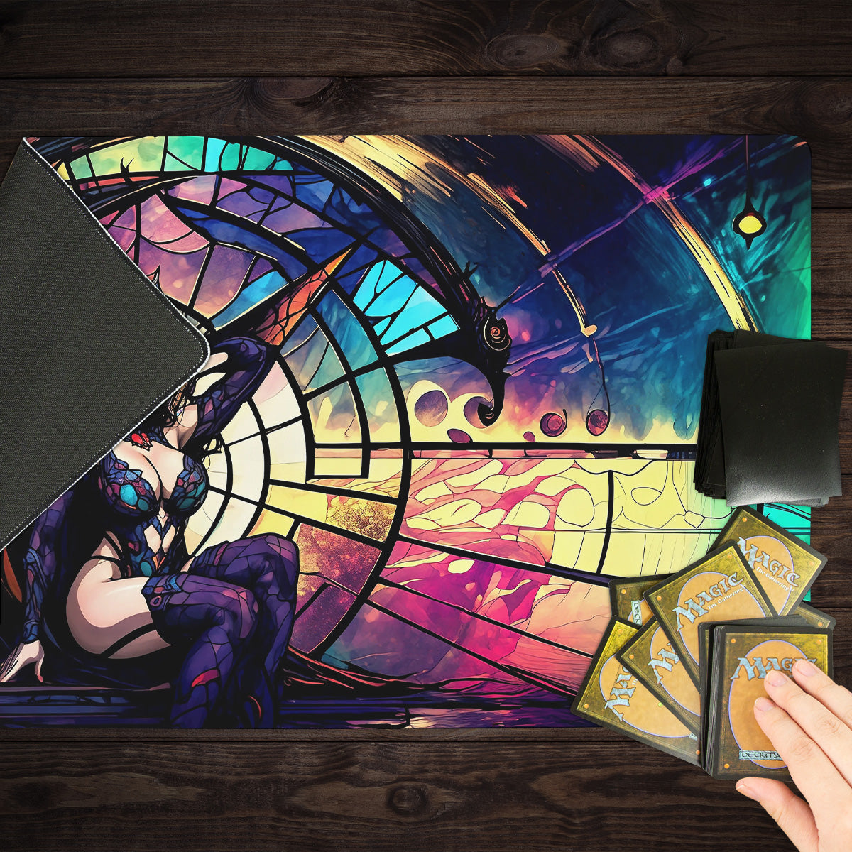 Tessa Under the Moon Playmat - Premium Playmat from Inked Gaming - Just $34.99! Shop now at Game Crave Tournament Store