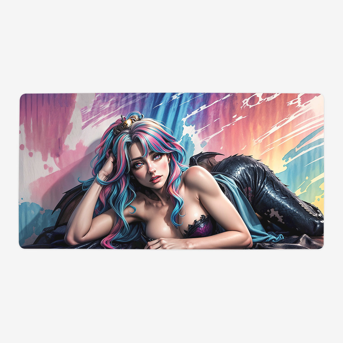 The Dragon Queen Daydreams Playmat - Premium Playmat from Inked Gaming - Just $34.99! Shop now at Game Crave Tournament Store