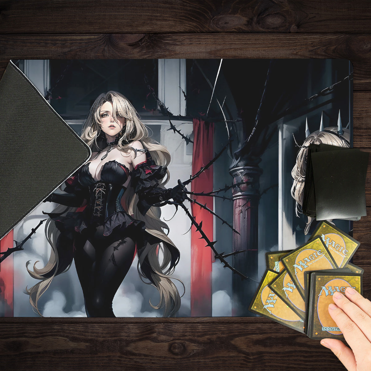 The Evil Queen of Thorns Playmat - Premium Playmat from Inked Gaming - Just $34.99! Shop now at Game Crave Tournament Store