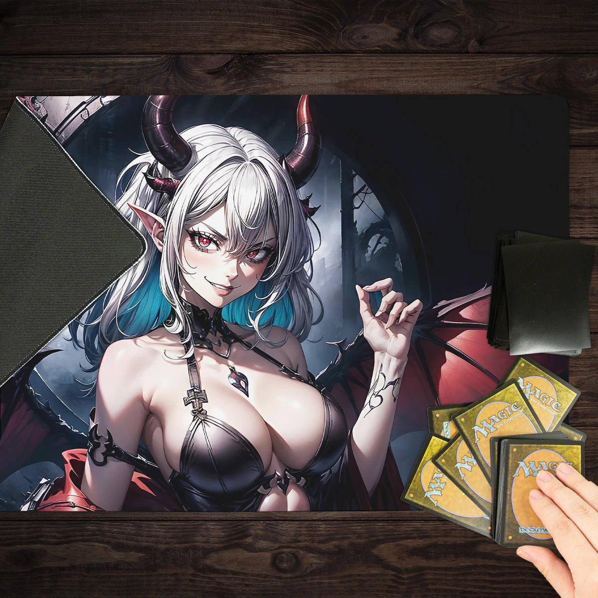 Vellista the Succubus Playmat - Premium Playmat from Inked Gaming - Just $34.99! Shop now at Game Crave Tournament Store