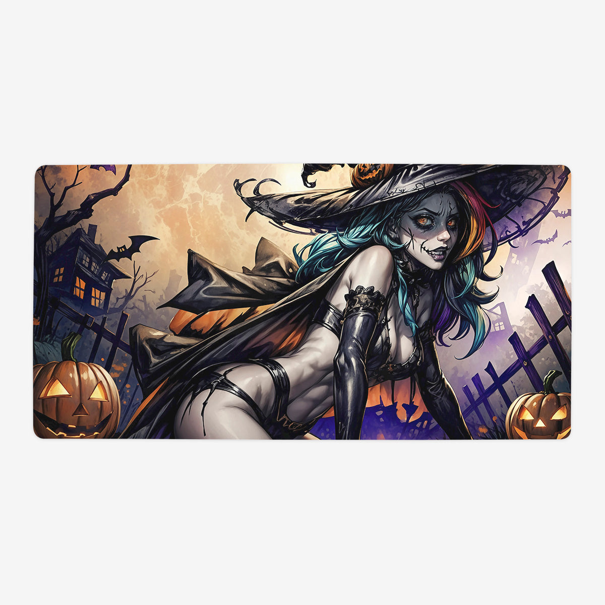 Wicked Witch Gets Festive Playmat - Premium Playmat from Inked Gaming - Just $34.99! Shop now at Game Crave Tournament Store