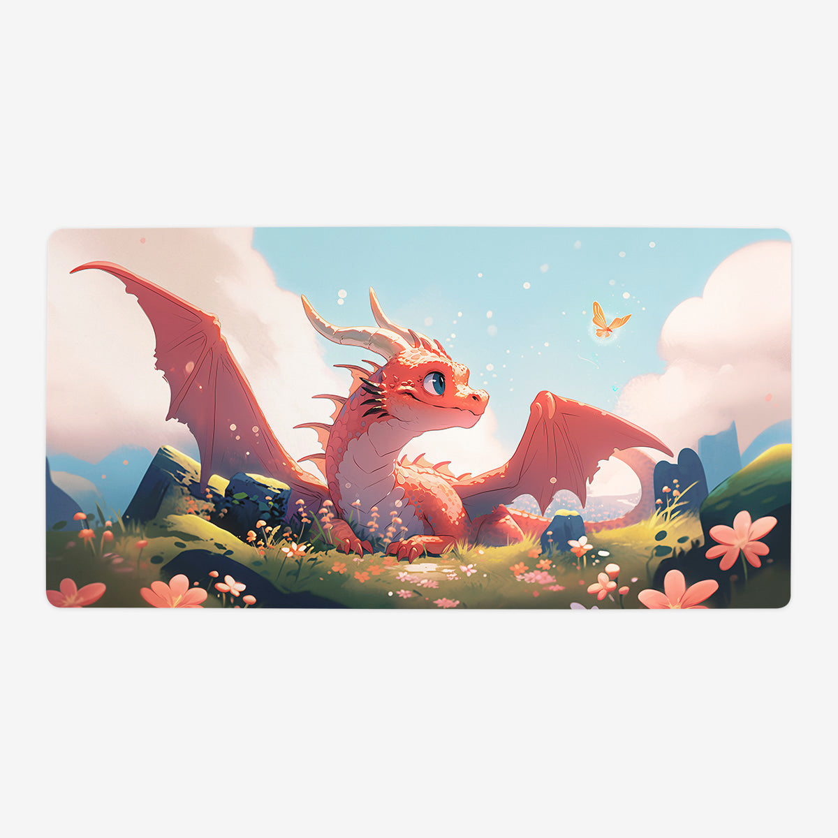 Sunshine Dragon Playmat - Premium Playmat from Inked Gaming - Just $34.99! Shop now at Game Crave Tournament Store