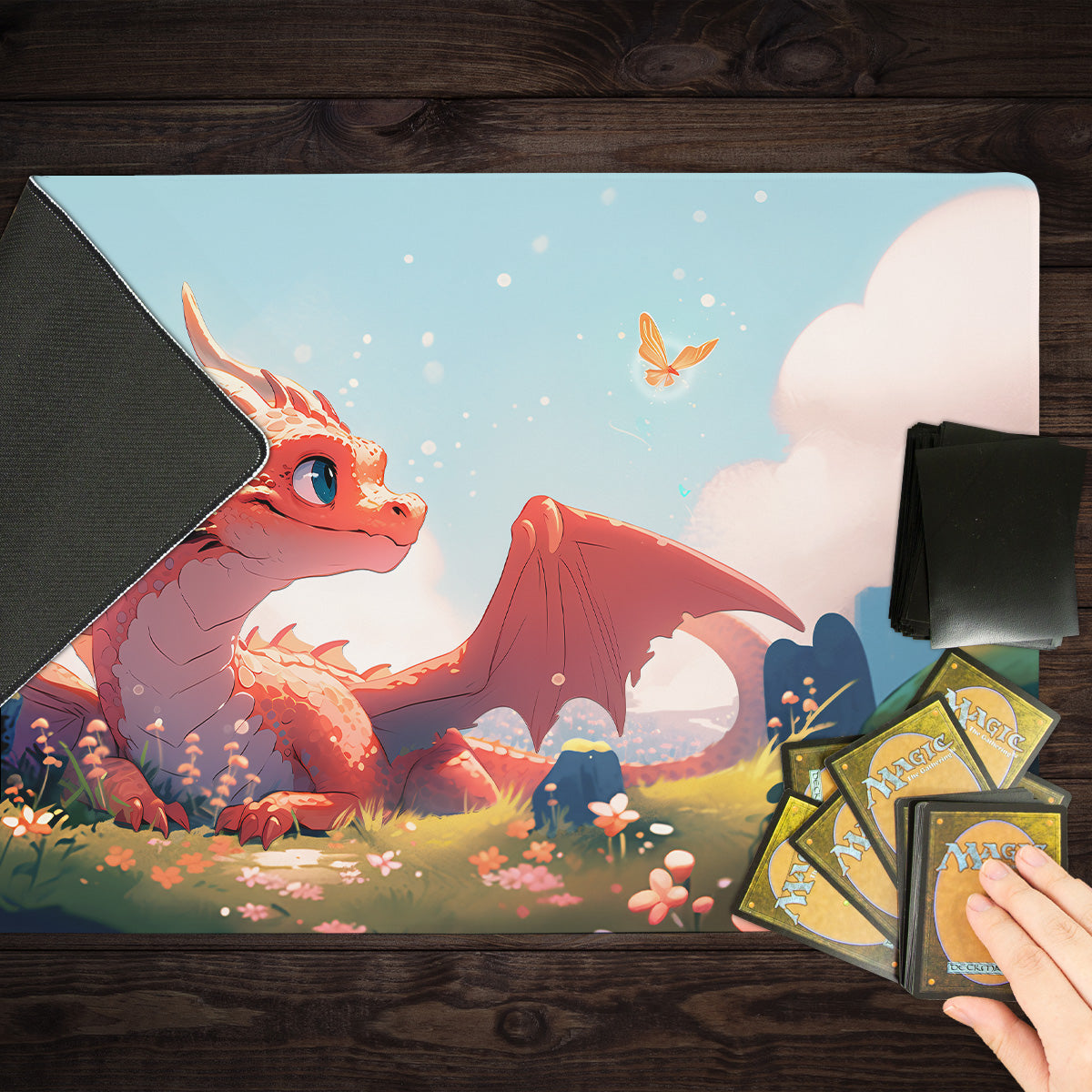Sunshine Dragon Playmat - Premium Playmat from Inked Gaming - Just $34.99! Shop now at Game Crave Tournament Store