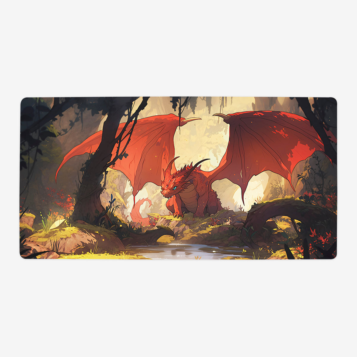 The Eidenmarsh Dragon Playmat - Premium Playmat from Inked Gaming - Just $34.99! Shop now at Game Crave Tournament Store