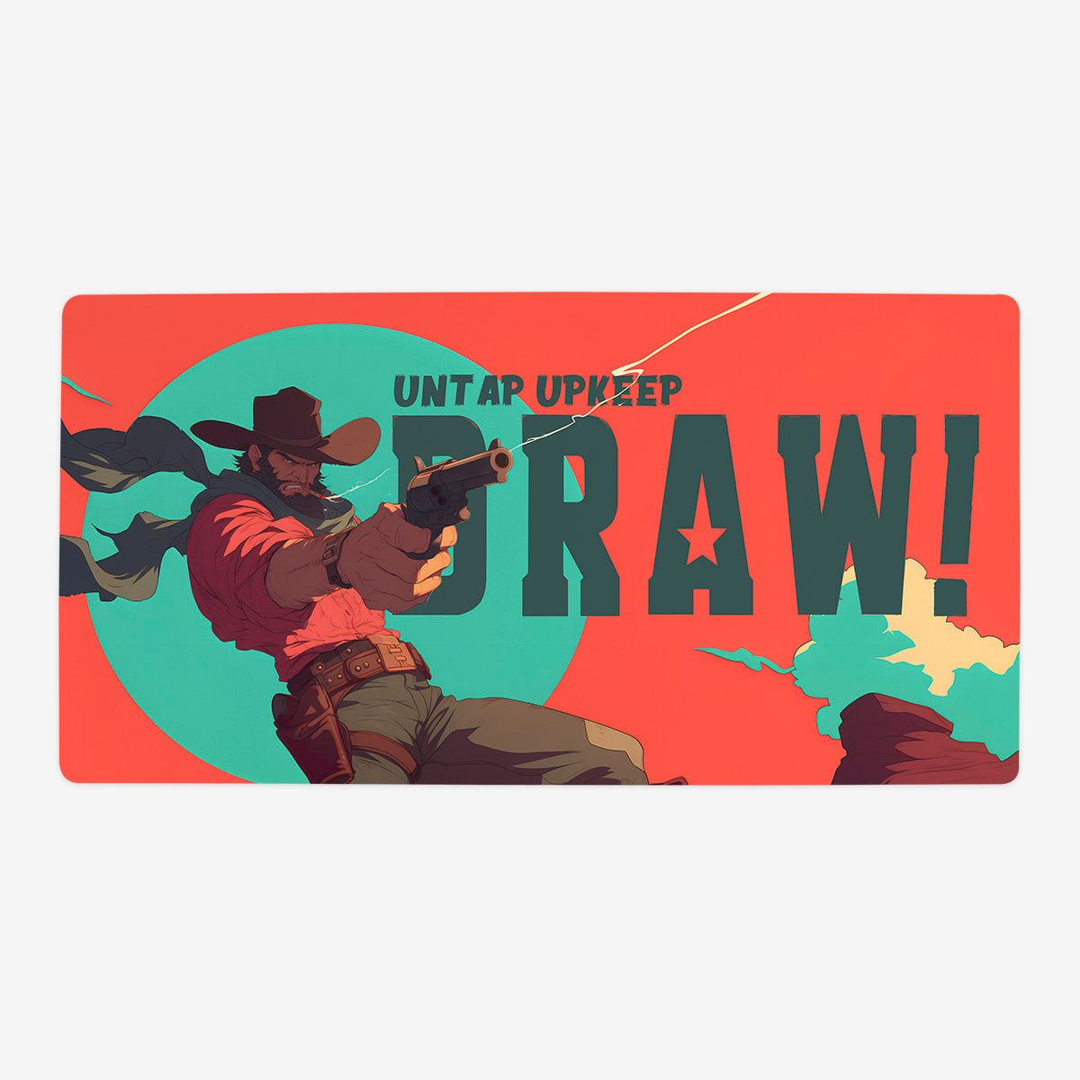 Untap Upkeep Draw Playmat - Premium Playmat from Inked Gaming - Just $34.99! Shop now at Game Crave Tournament Store