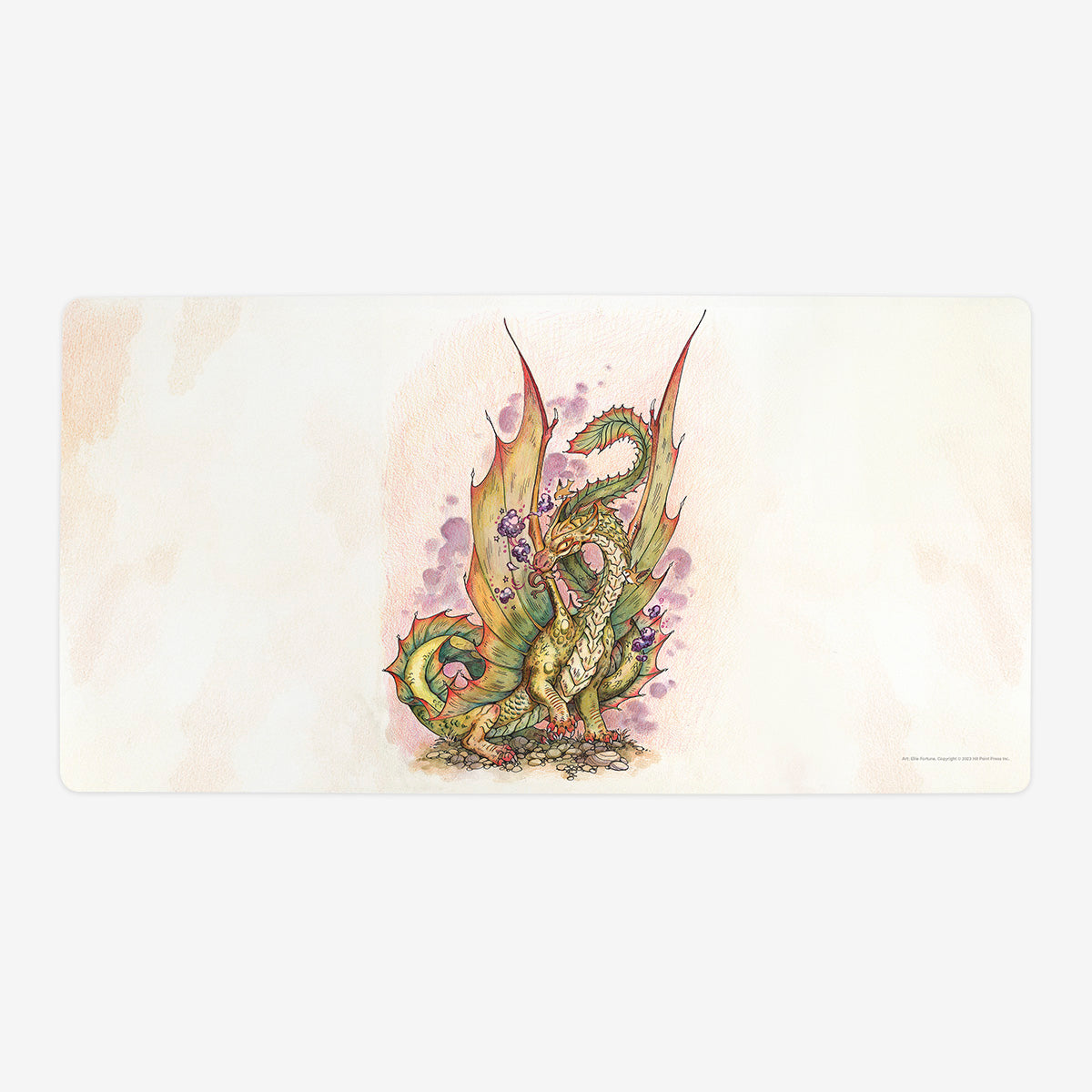 Young Brass Dragon Playmat - Premium Playmat from Inked Gaming - Just $34.99! Shop now at Game Crave Tournament Store