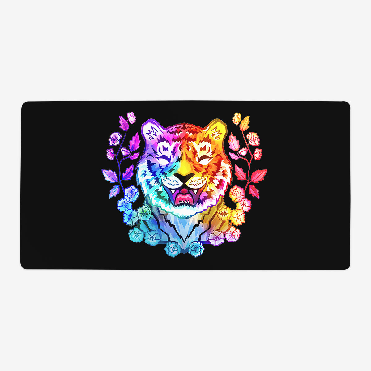 Tiger Ray of Rainbows Playmat - Premium Desk Mat from Inked Gaming - Just $34.99! Shop now at Game Crave Tournament Store