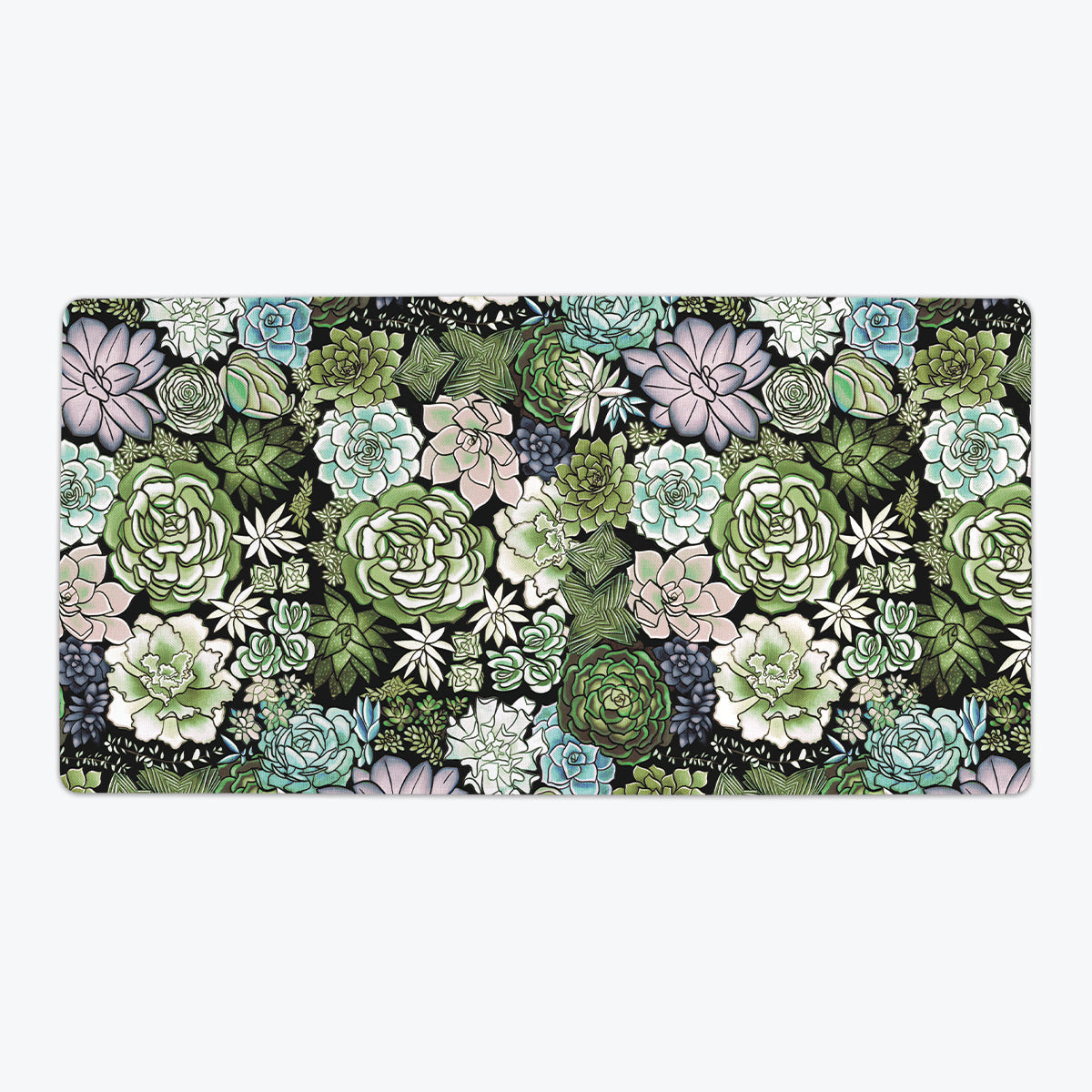Succulent Plant Pattern Playmat - Premium Playmat from Inked Gaming - Just $34.99! Shop now at Game Crave Tournament Store
