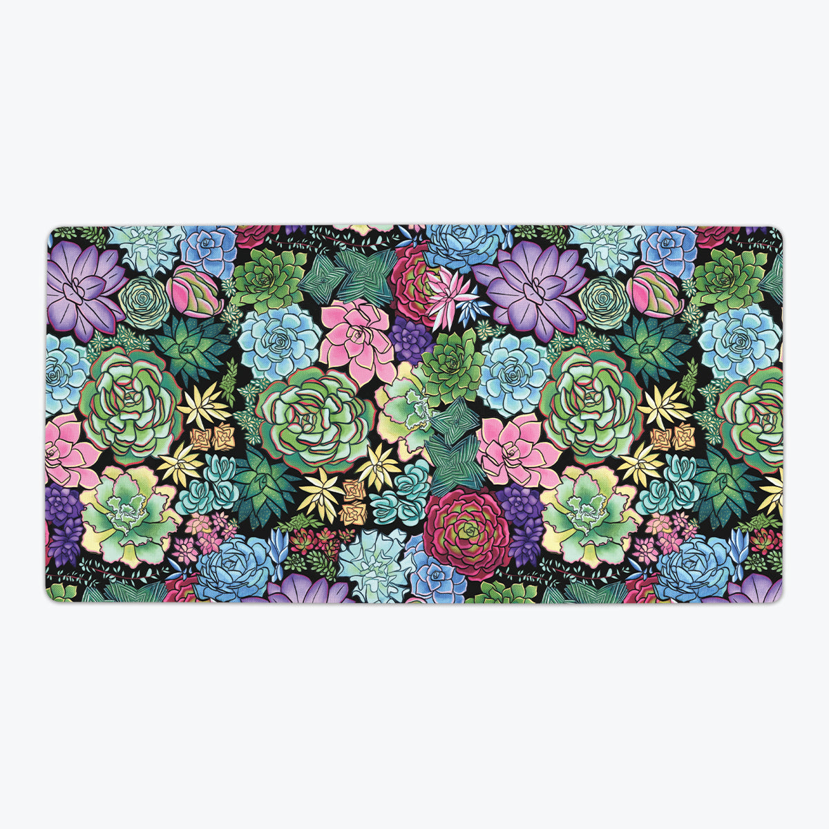 Succulent Plant Pattern Playmat - Premium Playmat from Inked Gaming - Just $34.99! Shop now at Game Crave Tournament Store