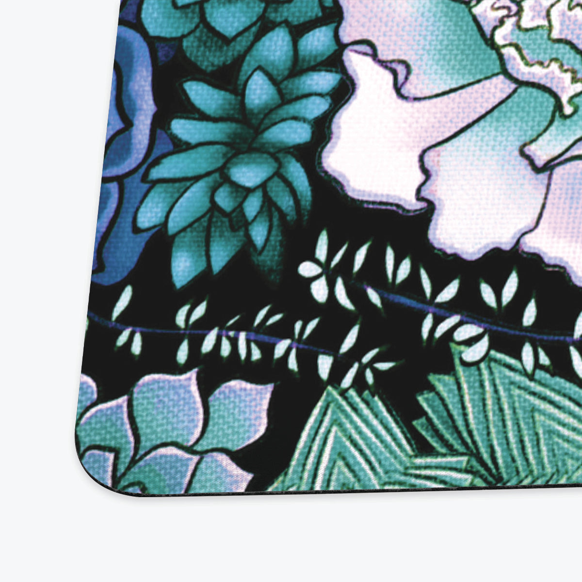 Succulent Plant Pattern Playmat - Premium Playmat from Inked Gaming - Just $34.99! Shop now at Game Crave Tournament Store