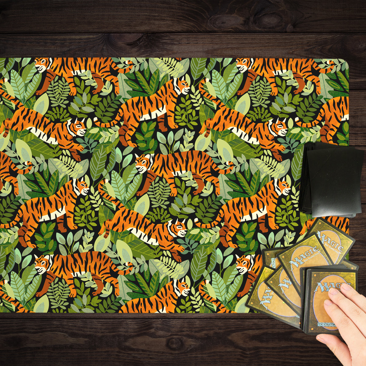 Tiger Tangle Jungle Playmat - Premium Playmat from Inked Gaming - Just $34.99! Shop now at Game Crave Tournament Store