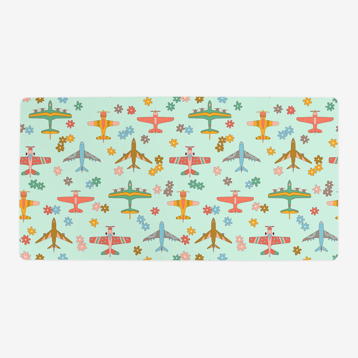 Vintage Airplanes Playmat - Premium Desk Mat from Inked Gaming - Just $34.99! Shop now at Game Crave Tournament Store