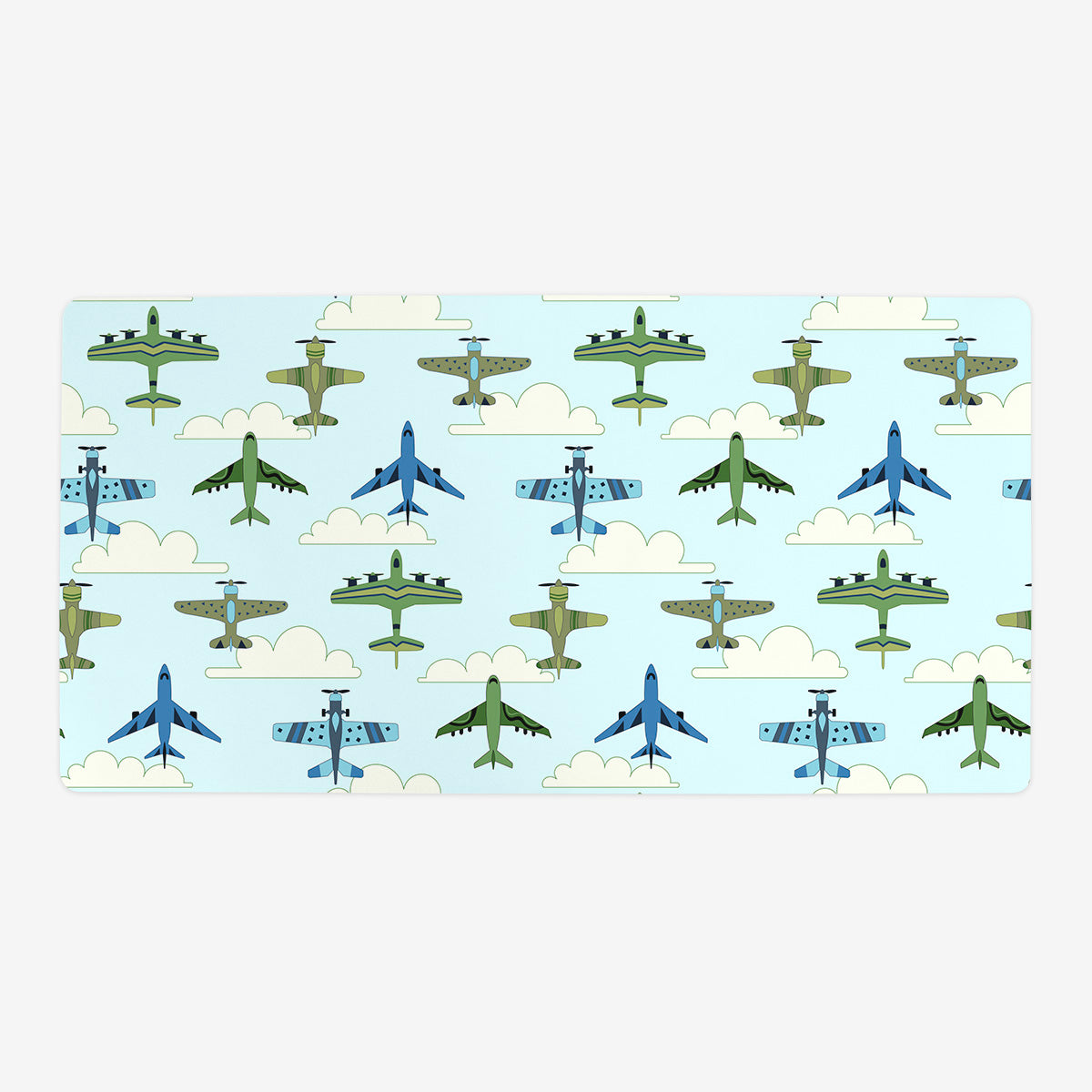 Vintage Airplanes Playmat - Premium Desk Mat from Inked Gaming - Just $34.99! Shop now at Game Crave Tournament Store