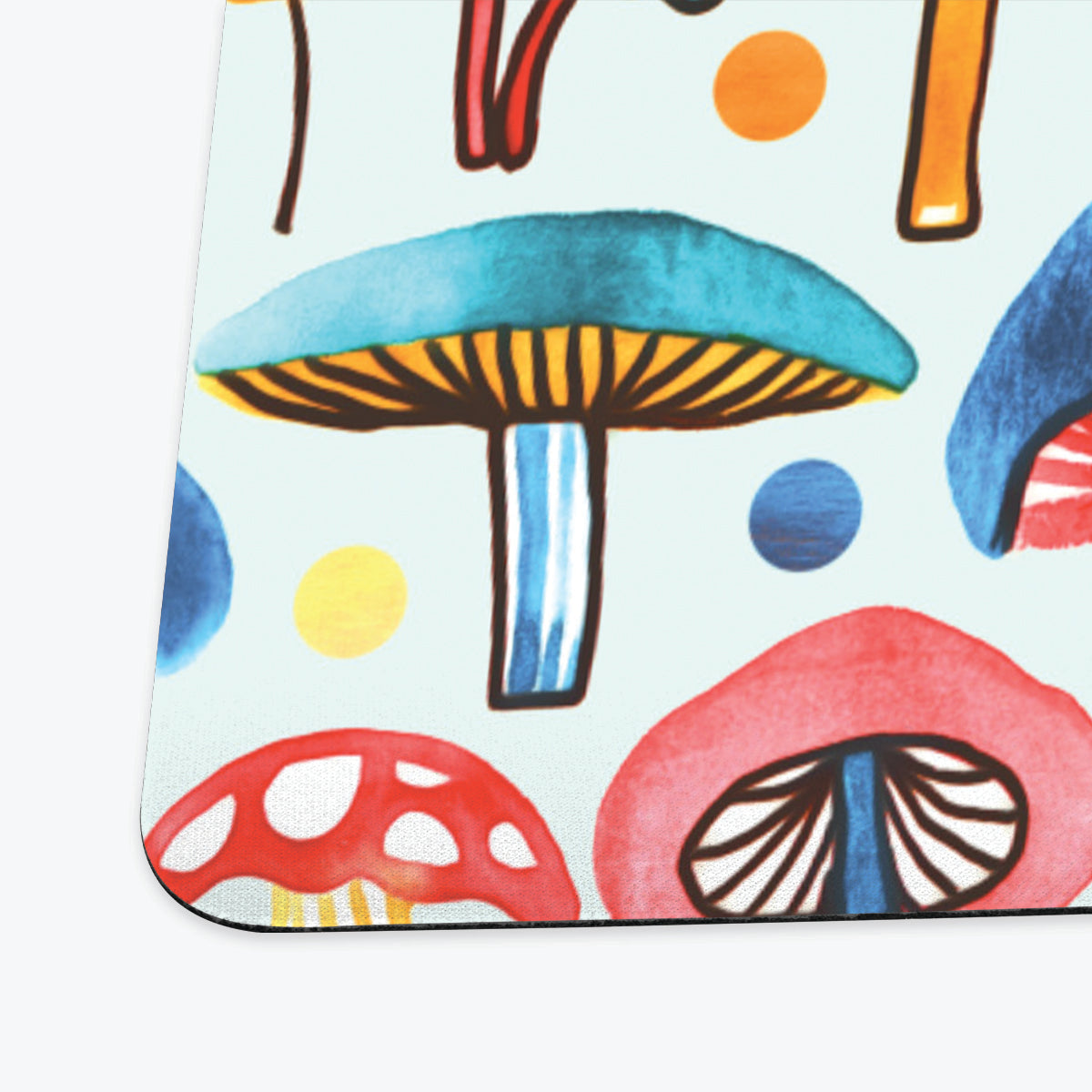 Watercolor Mushrooms Playmat - Premium Playmat from Inked Gaming - Just $39.99! Shop now at Game Crave Tournament Store