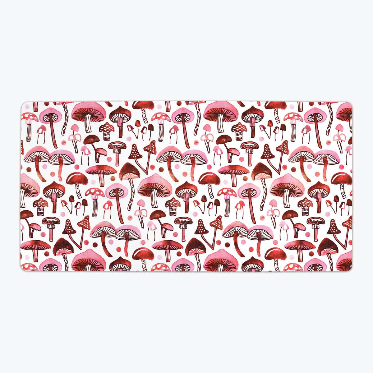 Watercolor Mushrooms Playmat - Premium Playmat from Inked Gaming - Just $39.99! Shop now at Game Crave Tournament Store