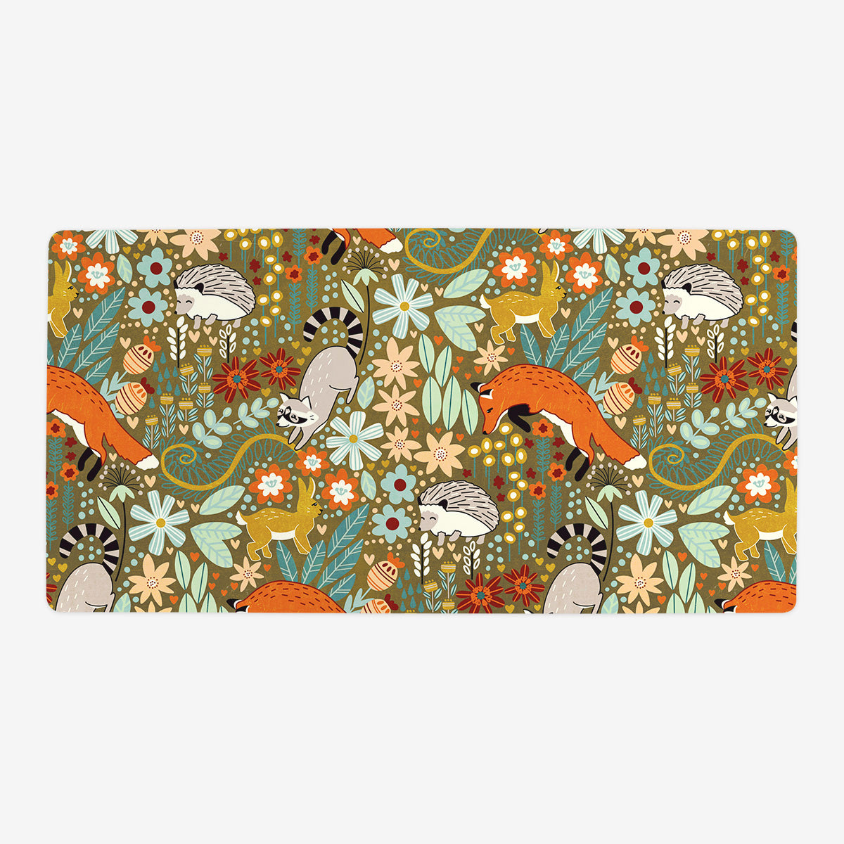 Textured Woodland Pattern Playmat - Premium Playmat from Inked Gaming - Just $34.99! Shop now at Game Crave Tournament Store