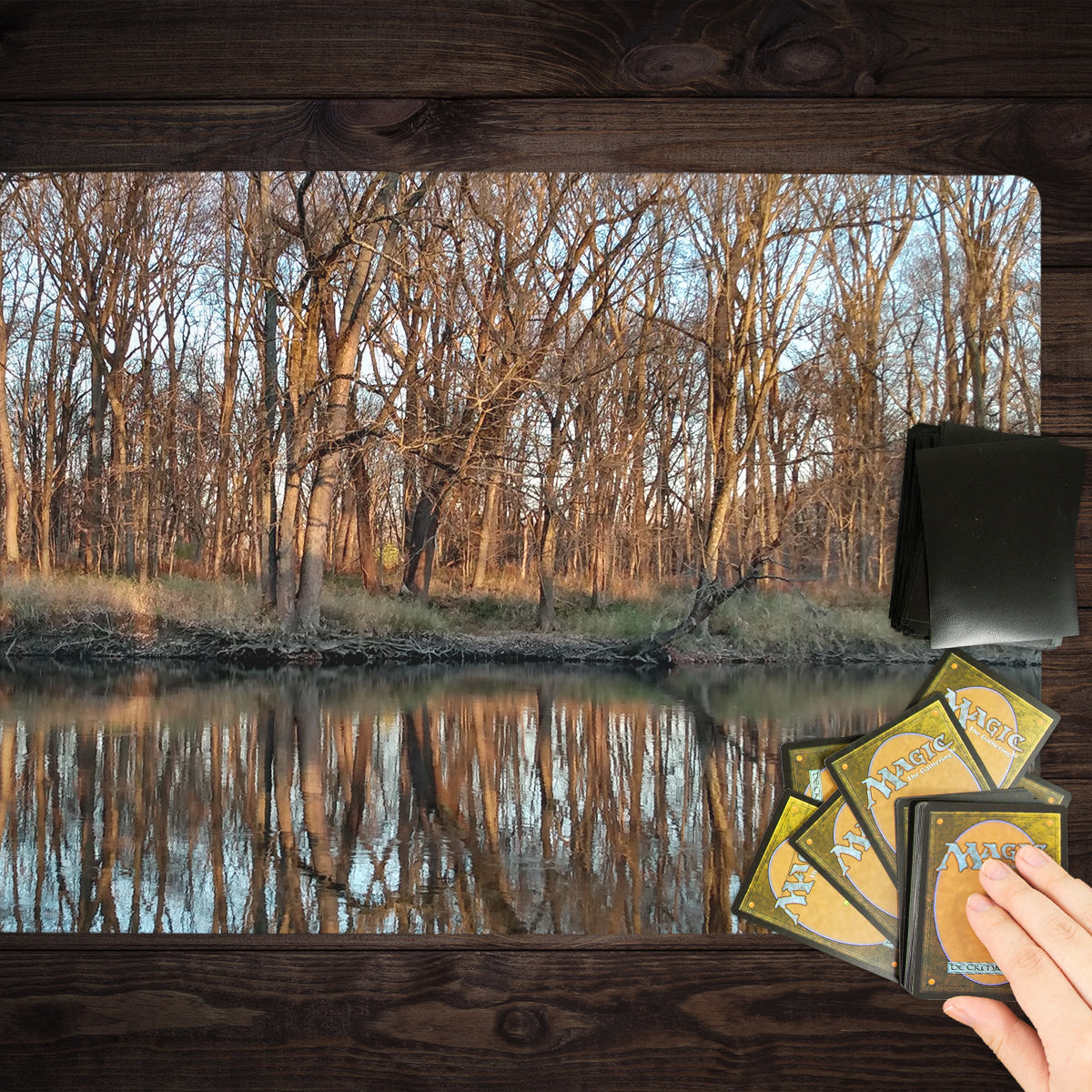 Winter Reflections Playmat - Premium Playmat from Inked Gaming - Just $34.99! Shop now at Game Crave Tournament Store
