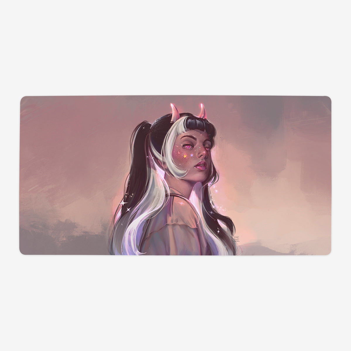 The Glow Playmat - Premium Playmat from Inked Gaming - Just $34.99! Shop now at Game Crave Tournament Store