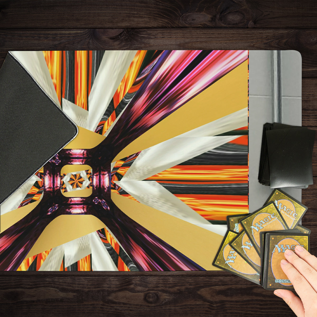 Total Abstraction Stand Alone Playmat - Premium Playmat from Inked Gaming - Just $34.99! Shop now at Game Crave Tournament Store