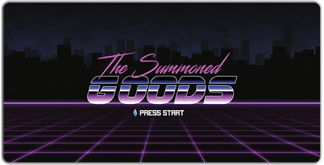 The Summoned Goods Retro Playmat - Premium Playmat from Inked Gaming - Just $34.99! Shop now at Game Crave Tournament Store