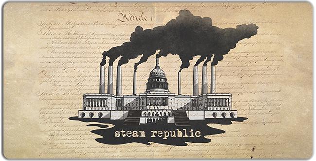 Steam Capitol Playmat - Premium Playmat from Inked Gaming - Just $34.99! Shop now at Game Crave Tournament Store