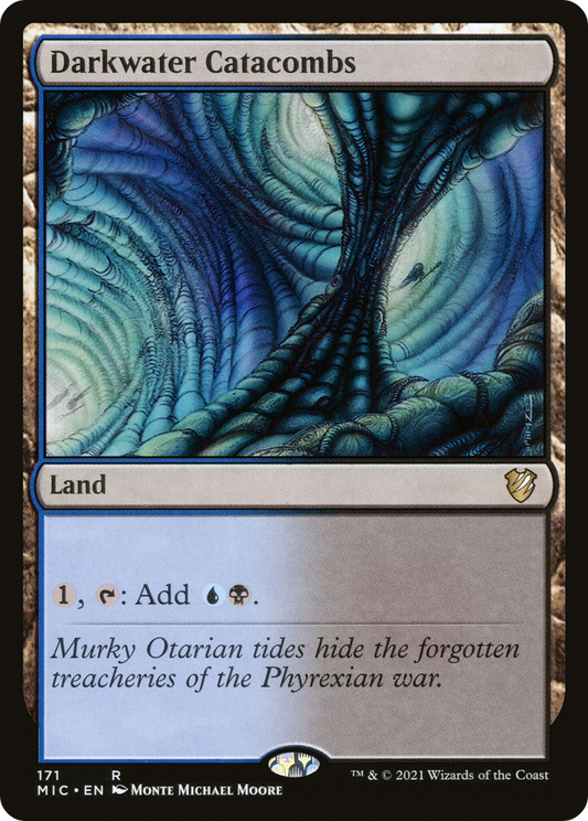 Darkwater Catacombs (MIC-171) - Midnight Hunt Commander - Premium MTG Single from Wizards of the Coast - Just $0.08! Shop now at Game Crave Tournament Store