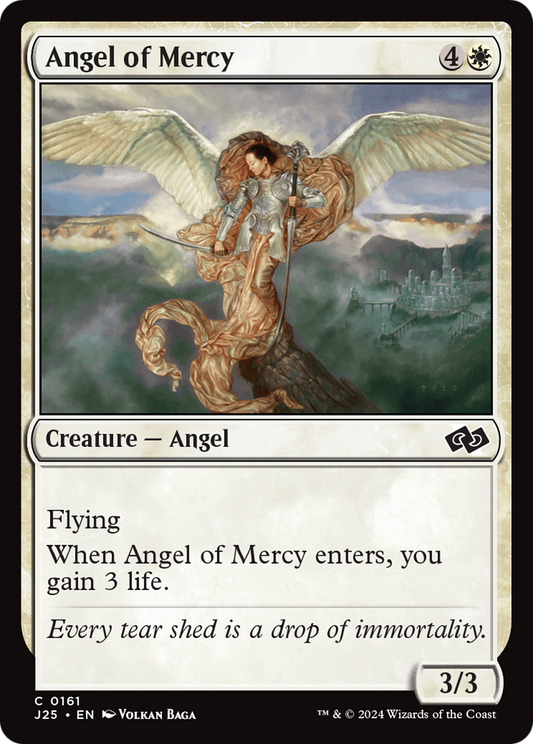Angel of Mercy (J25-161) - Foundations Jumpstart - Premium MTG Single from Wizards of the Coast - Just $0.25! Shop now at Game Crave Tournament Store