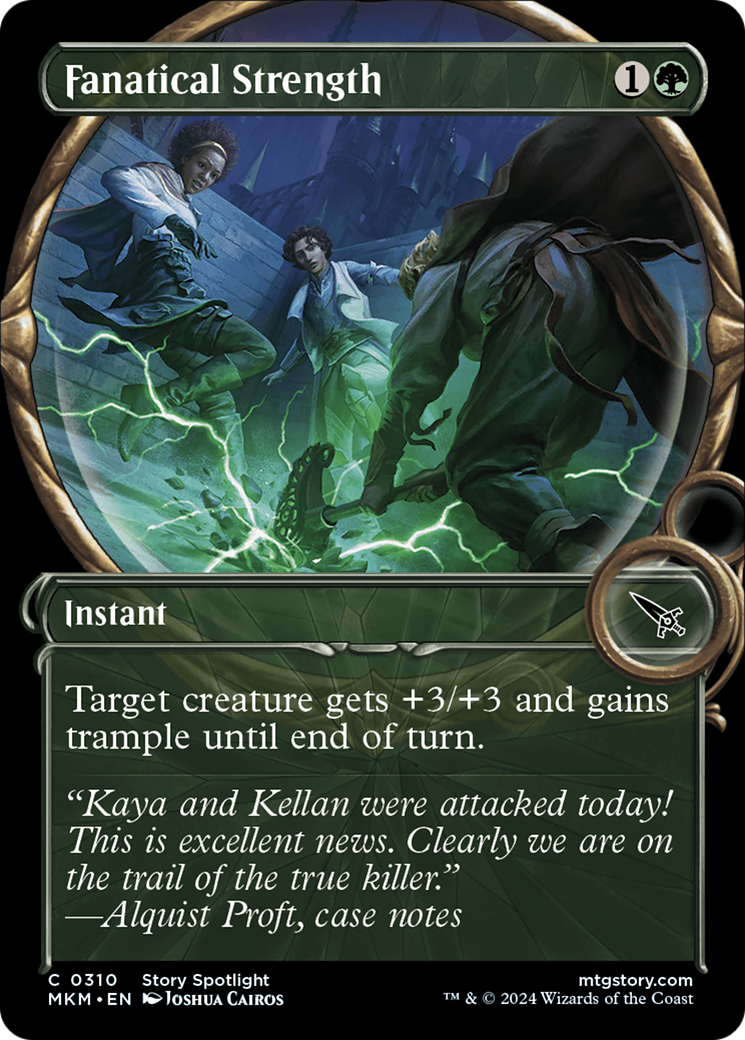 Fanatical Strength (MKM-310) - Murders at Karlov Manor: (Showcase) Foil - Premium MTG Single from Wizards of the Coast - Just $0.25! Shop now at Game Crave Tournament Store