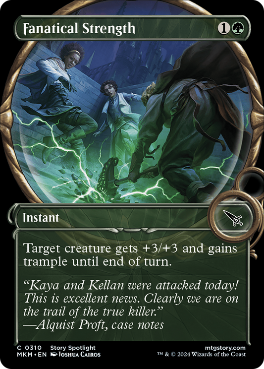 Fanatical Strength (MKM-310) - Murders at Karlov Manor: (Showcase) Foil - Premium MTG Single from Wizards of the Coast - Just $0.25! Shop now at Game Crave Tournament Store