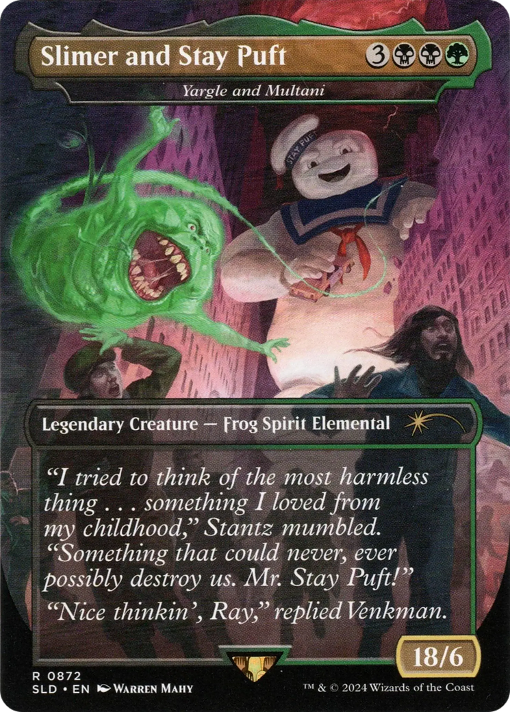 Yargle and Multani (SLD-872) - Secret Lair Drop / Slimer and Stay Puft Foil - Premium MTG Single from Wizards of the Coast - Just $6.64! Shop now at Game Crave Tournament Store