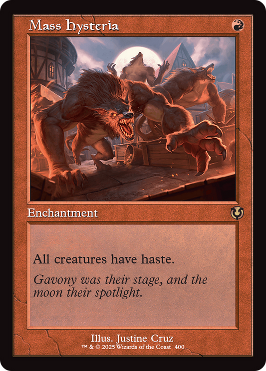 Mass Hysteria (Retro Frame) (-400) - Innistrad Remastered Foil - Premium MTG Single from Wizards of the Coast - Just $1.21! Shop now at Game Crave Tournament Store