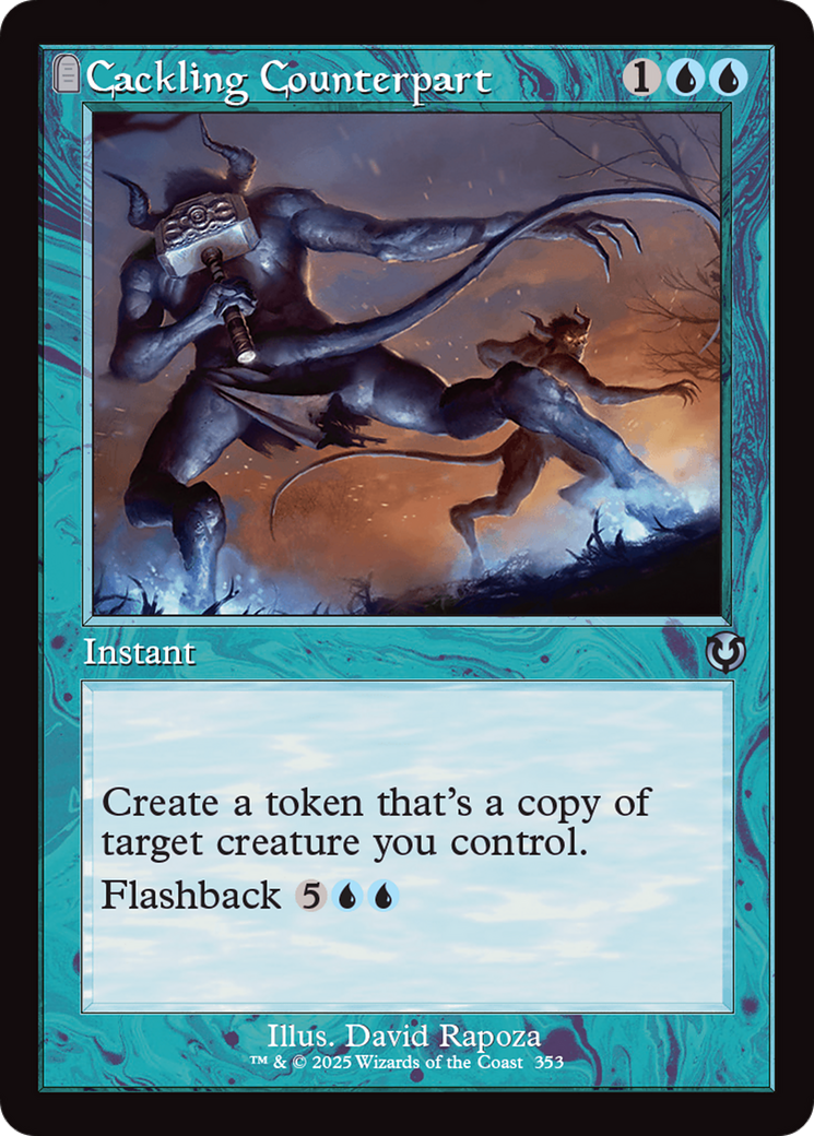 Cackling Counterpart (Retro Frame) (-353) - Innistrad Remastered Foil - Premium MTG Single from Wizards of the Coast - Just $0.87! Shop now at Game Crave Tournament Store
